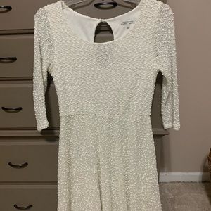 Off white dress from Charlotte Russe